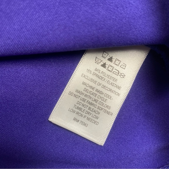 Tommy Bahama Women's Sleeveless Golf Top Blue with White Collar Size XL - Picture 5 of 7